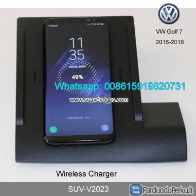 VW Golf 7 Car QI wireless charger quick charge fast wireless charging