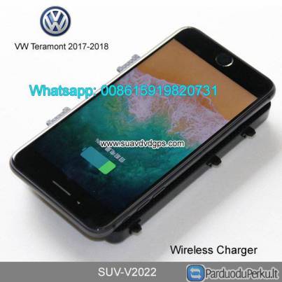 VW Teramont Car QI wireless charger quick charge fast wireless charging