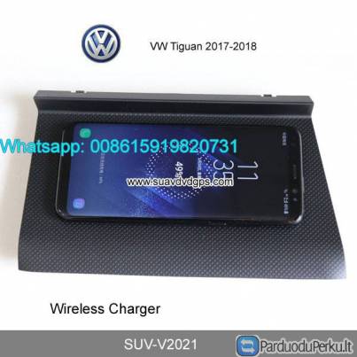 VW Tiguan Car QI wireless charger quick charge fast wireless charging