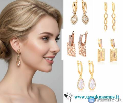 Xuping apuošalai iš medicininio aukso nuo 4 eurų