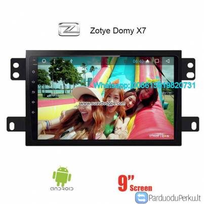 Zotye Domy X7 Car radio Video android GPS navigation camera
